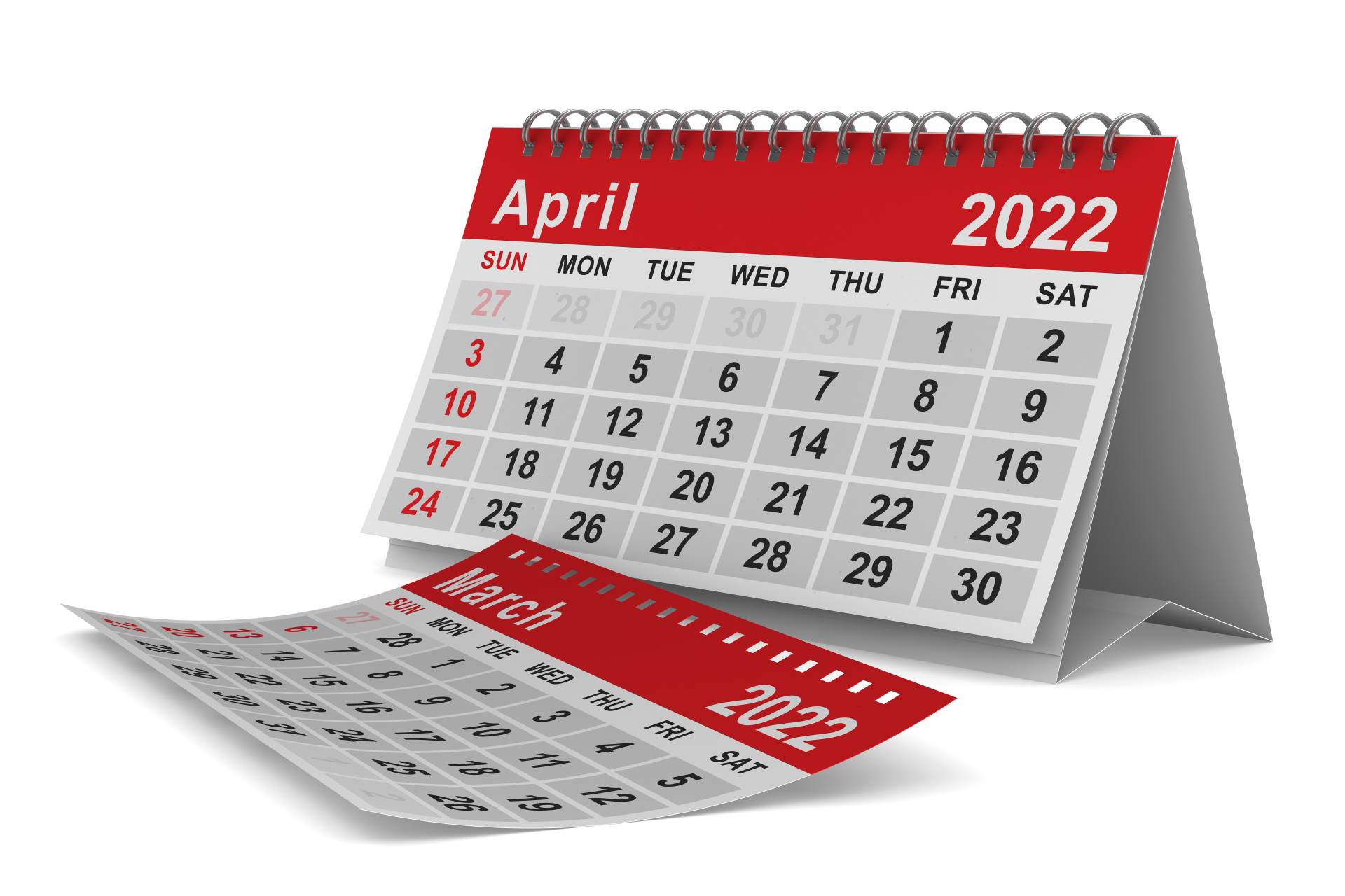 iStock 1345255147 Calendar March and April