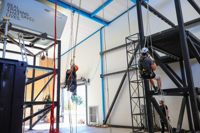 Rope access training at VHNZ